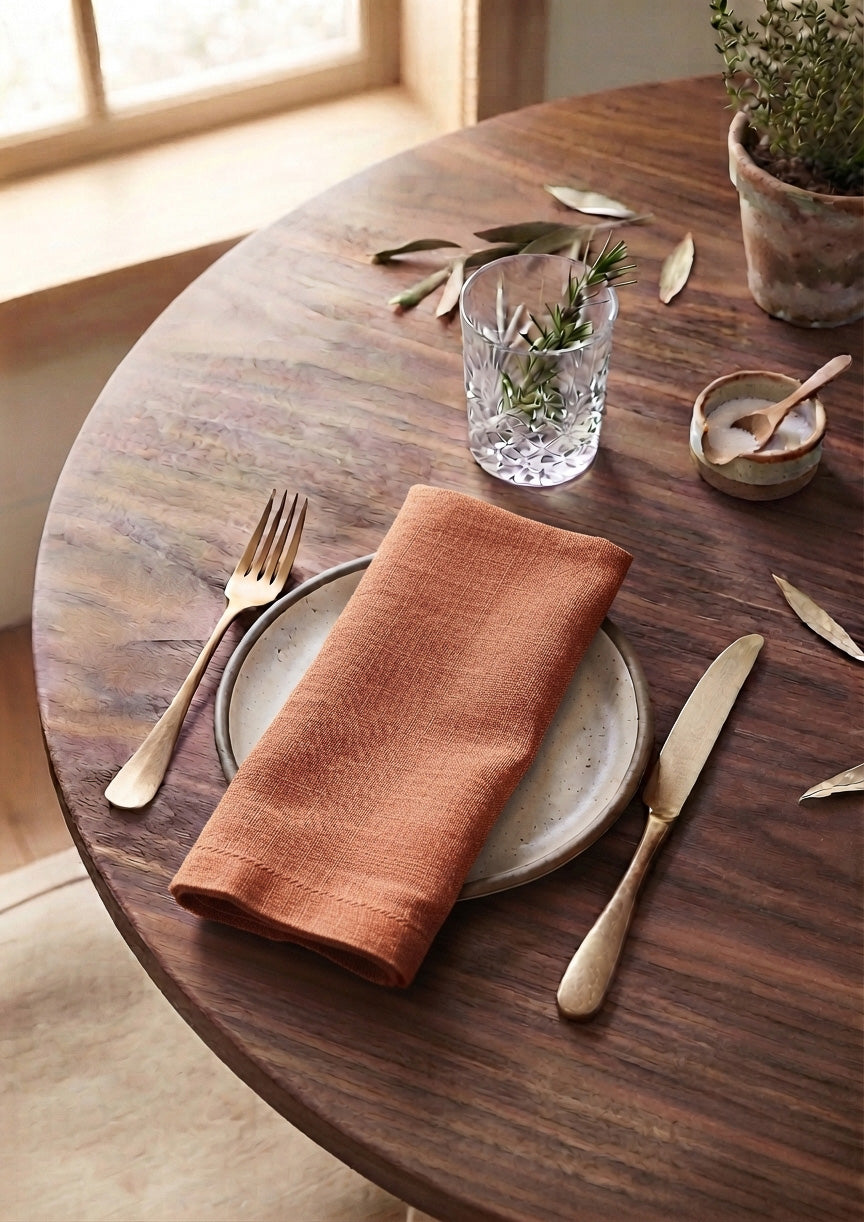 Lot de 2 Serviettes de table - Terra Cotta