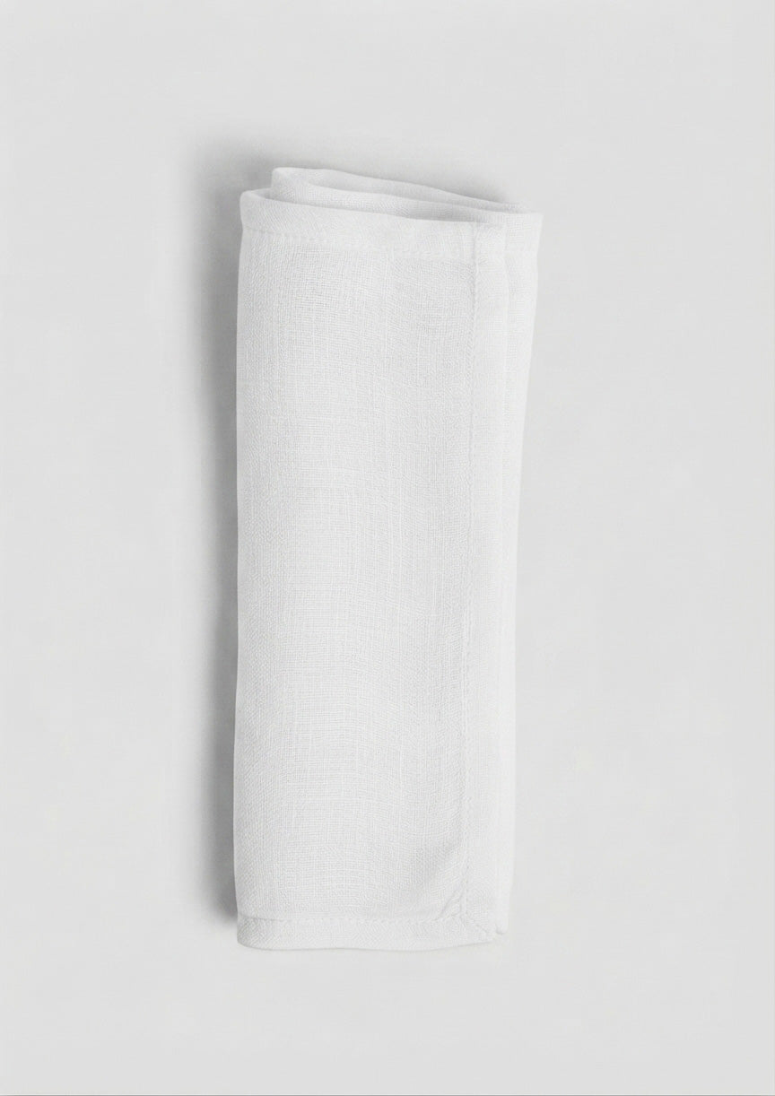 Lot de 2 Serviettes de table - Blanche