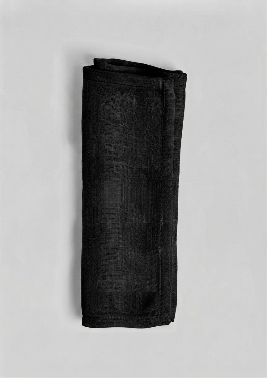 Lot de 2 Serviettes de table - Noire